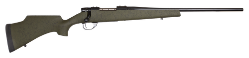Weatherby Vanguard Camilla Wilderness 243 Win,, 20" Barrel, Black Metal Finish & Black Webbed Green Fixed Monte Carlo with High Comb Stock, 5rd