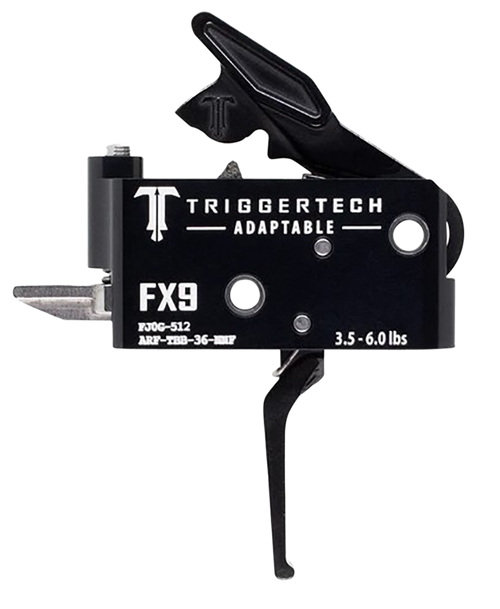 TriggerTech FX-9 Trigger, Adaptable, Black PVD Two-Stage Flat 3.50-6 lbs