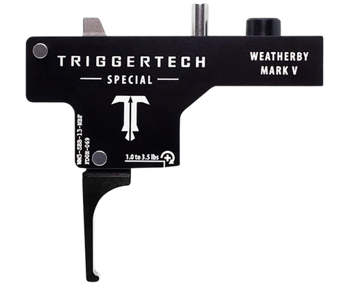 TriggerTech Special Weatherby Mark V Black PVD Single-Stage Flat 1-3.50 lbs