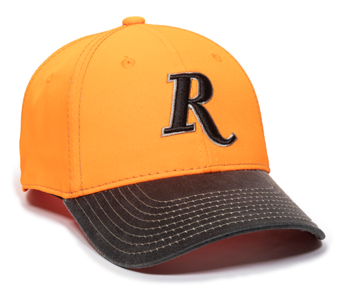 Outdoor Cap Remington Cap Polyester Twill Blaze/Black Structured OSFA