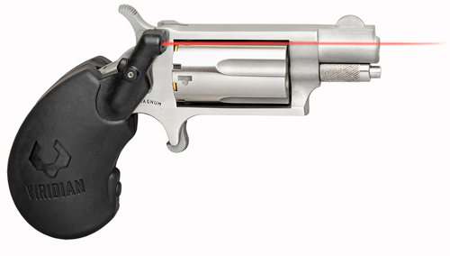 NAA Mini-Revolver .22 WMR, 1.125" Barrel, Viridian Laser Grip, SS, 5rd