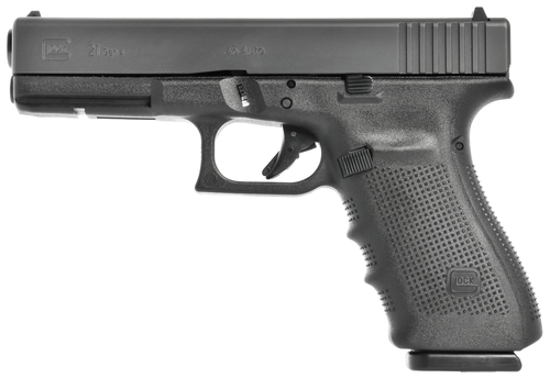 Glock 21 Gen4 US .45 ACP, 4.6" Barrel, Fixed Sights, Black, 13rd