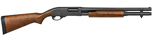 Remington Model 870 Home Defense 12 Ga, 18.50" Barrel, 3" Chamber, Black, Satin Hardwood Stock, 6rd