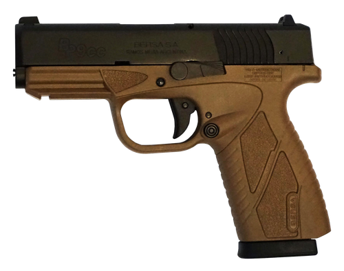 Bersa BPCC 9mm, 3.3" Barrel, Flat Dark Earth, 8rd