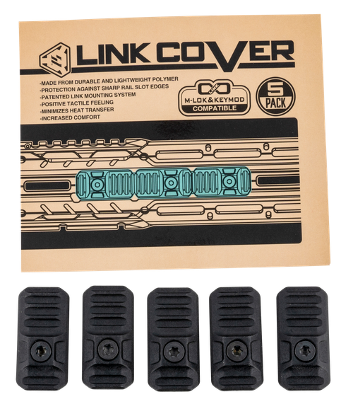 Strike Link Cover M-LOK/Keymod Compatible 39.90mm 20.00mm Mount Height, Polymer, 5 Pack