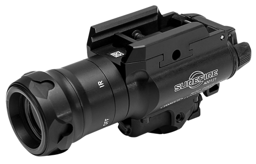 SureFire X400VH MasterFire Light and Laser, 350 Lumens, White LED - Laser, Black, 225 Meters Beam, MasterFire Rapid Deploy Holster
