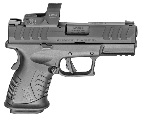 Springfield XD-M Elite Compact OSP 10mm, 3.8" Barrel Fiber Optic Front, Tactical Rack U-Dot Rear, 11rd