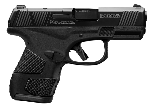 Mossberg, MC2sc OR 9mm, 3.4" Barrel, DLC Finish, Black, 3 Dot Sights, 10rd