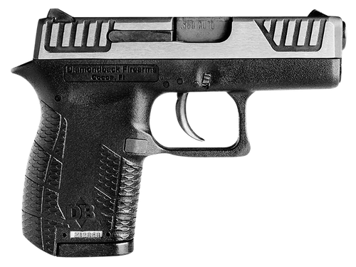Diamondback DB380 G4 .380 ACP, 2" SS Barrel, Black Accents, Polymer Frame, 6rd