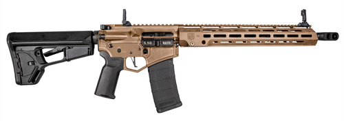 Diamondback DB15 5.56/.223, 16" Barrel, ACS-L Stock, MBUS Pro Sights, M-LOK, Flat Dark Earth, 30rd