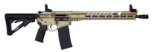 Diamondback DB15 Black Gold 5.56/.223, 16" Barrel, Flat Dark Earth, Magpul CTR Stock, Magpul MBUS Sights, 30rd