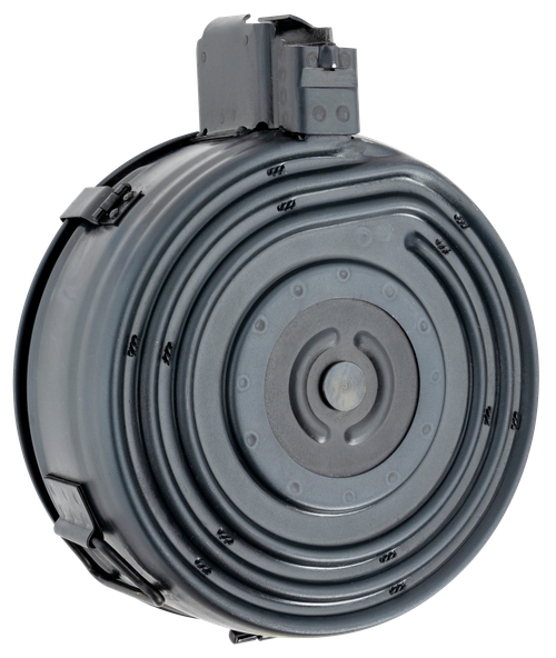 Century AK 7.62x39mm Drum Magazine, Black, 75rd