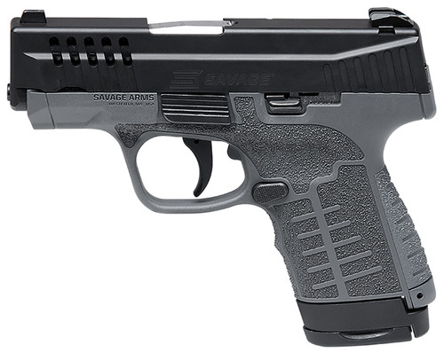 Savage Stance 9mm, 3.2" Barrel, Night Sights, Gray/Black, 7rd/8rd