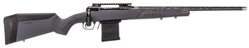 Savage 110 Carbon Tactical 308 Win, 22" Carbon Fiber Wrapped Barrel, Matte Black Metal Finish & Gray Fixed AccuStock, AccuFit Stock, 10rd