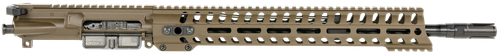 Patriot Ordnance Factory Minuteman Complete Upper 5.56x45mm, 16.50" Barrel, Black Nitride, Patriot Brown Receiver, 14.50" M-Lok, Lo Pro DI Gas Block (Mid Length)