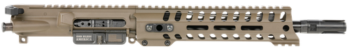 POF-USA Minuteman Complete Upper 5.56x45mm NATO 10.50" Barrel, Black Nitride Barrel Aluminum Patriot Brown Receiver 9" M-Lok Handguard Lo Pro DI Gas Block (Mid Length)