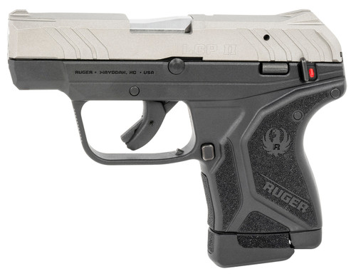 Ruger LCP II .22 LR, 2.75" Barrel, Lite Rack System, Silver/Black, 10rd Mag