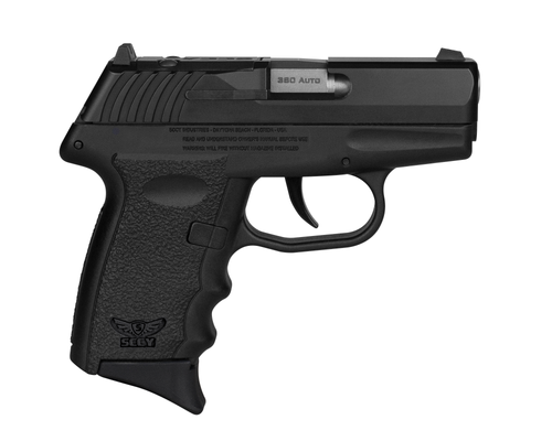 SCCY Gen3 CPX-3 R .380 ACP, 3.10" Barrel, Black Grip, 10rd