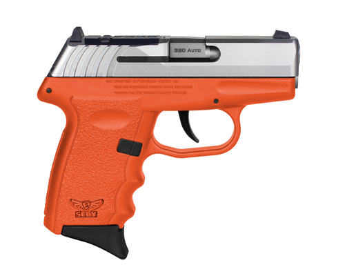 SCCY CPX-3 .380 ACP, 3.10" Barrel, Orange, 10rd
