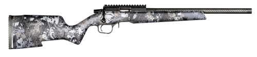 Christensen Ranger 22 LR, 18" Barrel, Black, Aluminum Pillar Sitka Elevate II Camo Stock, 10rd