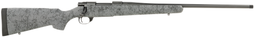 Howa M1500 HS Precision 308 Win, 22" Threaded Barrel, Black Metal Finish & Gray Black Webbed Fixed HS Precision Stock, 5rd