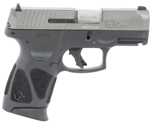 Taurus G3C 3.26" Barrel, Adjustable Rear, Tungsten/Black, 3x12rd Magazines