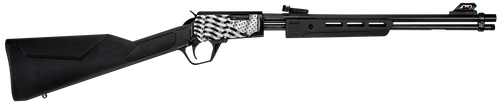Rossi RS22 22 LR, 18" Barrel, Laser Engraved Deer Receiver, Black, 15rd