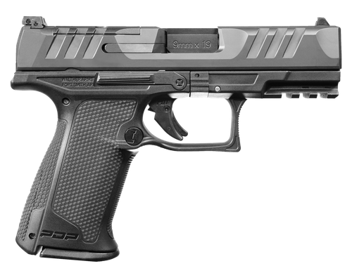 Walther PDP F-Series 9mm, 4" Barrel, Adjustable Rear Sight, Optics Ready, 10rd