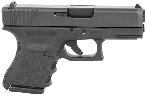 Glock 29 Short Frame 10mm, 3.78" Barrel, US Made, Black, Finger Grooved, Serrated Slide, Fixed Sights, 10rd