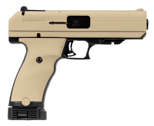 Hi-Point JHP .45 ACP 4.5" Barrel, Flat Dark Earth, Fixed Sights, Manual Safety, 9rd