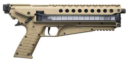 Kel-Tec P50 5.7x28mm, 9.60" Barrel, Tan, Polymer Frame, Fiber Optic Sight, 50rd