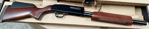 Mossberg 500 20 Ga, 24" Barrel, Blued Barrel/Rec, Wood Bantam Dual Comb Stock, 5rd