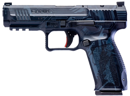 Canik METE SFT OR 9mm, 4.5" Barrel, 3-Dot Sights, Blue Cyber, 18rd/20rd