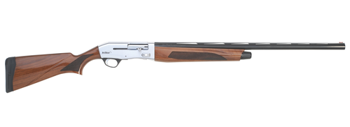 TriStar Viper G2 Pro 28 Ga, 2.75", 28" Barrel, Silver, Walnut Stock, Oversized Controls, 5rd