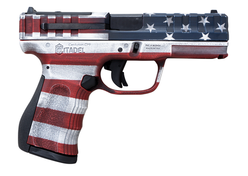 Citadel Centurion CP9 9mm, 4" Barrel, Optic Ready, American Flag Cerakote, 14rd
