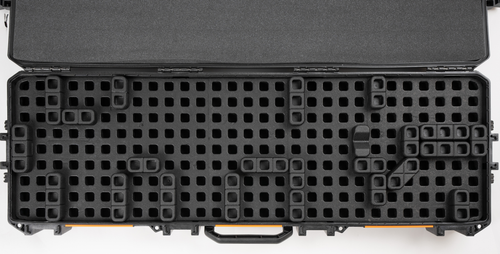 Magpul DAKA Grid Organizer Black Polypropylene for Pelican 800 Vault Double Rifle Case