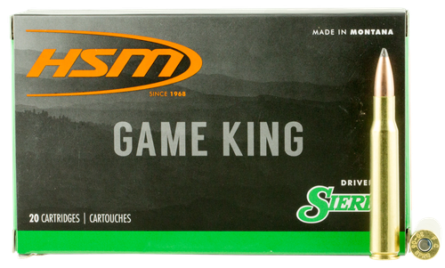 HSM Game King 284 Winchester 160gr, Spitzer Boat Tail, 20rd Box