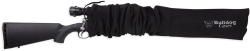 Bulldog Gun Sock 52" Scoped Rifle Moisture Resistant Black