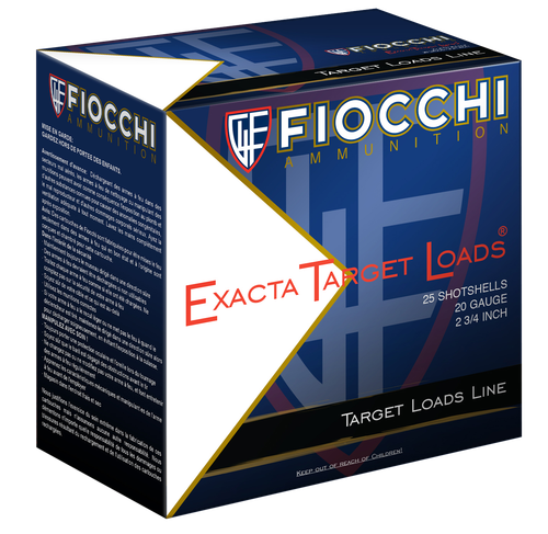 Fiocchi Target Steel 20 Ga, 2.75", 7/8oz, 7 Shot, 25rd Box