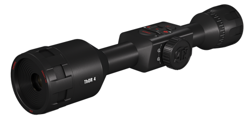 ATN THOR 4 384, Thermal Scope, 1.25-5X, 384x288, 5 Different Reticles In Red/Green/Blue/White/Black, Full HD Video Record, WiFi, GPS, Smooth Zoom and Smartphone With iOS or Android, Black, Batteries Included