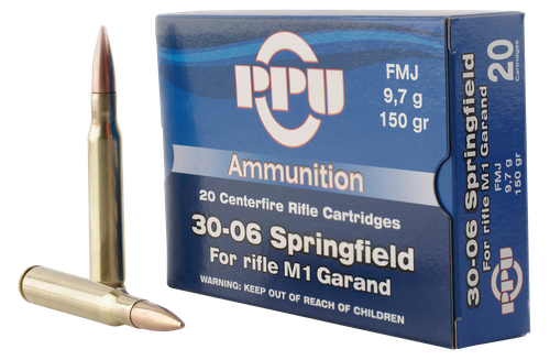 Prvi Partizan Standard , 30-06 Springfield, 150gr, Full Metal Jacket, 20rd Box