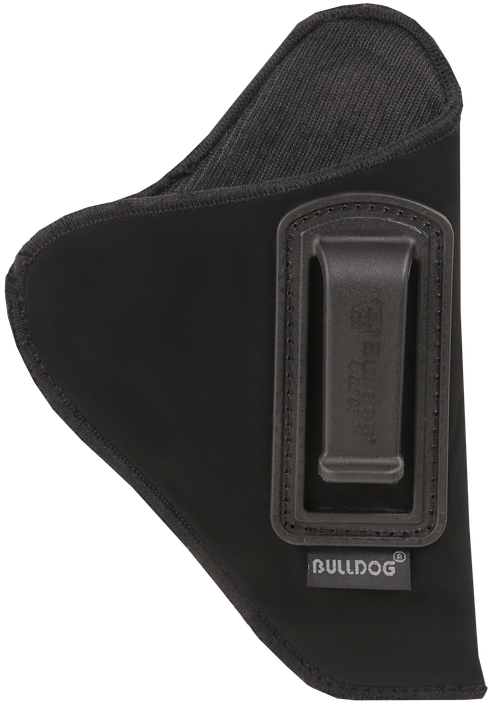 Bulldog DIP-20 Deluxe Black Synthetic Suede for Inside Waistband 2-3" Barrels SubCompact Auto, Most Right Hand
