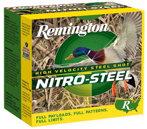 Remington Nitro Steel 20 Ga, 3", 1oz, 4 Shot, 25rd Box