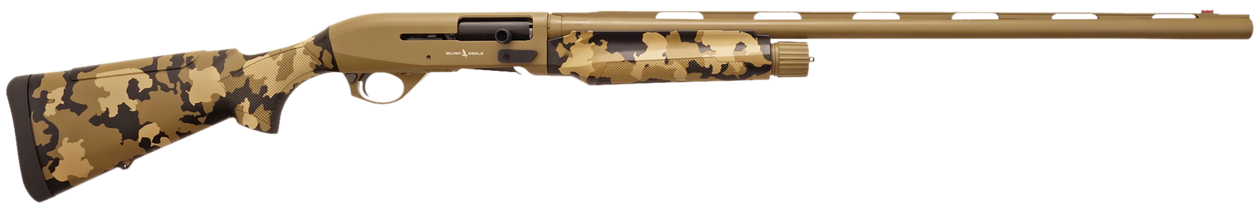 Silver Eagle Alpha 2 Semi-Auto Shotgun A21228OS1, 12 Gauge, 28", 3" Chmbr, Old School Camo Synthetic Fixed Stock, 4 Rds