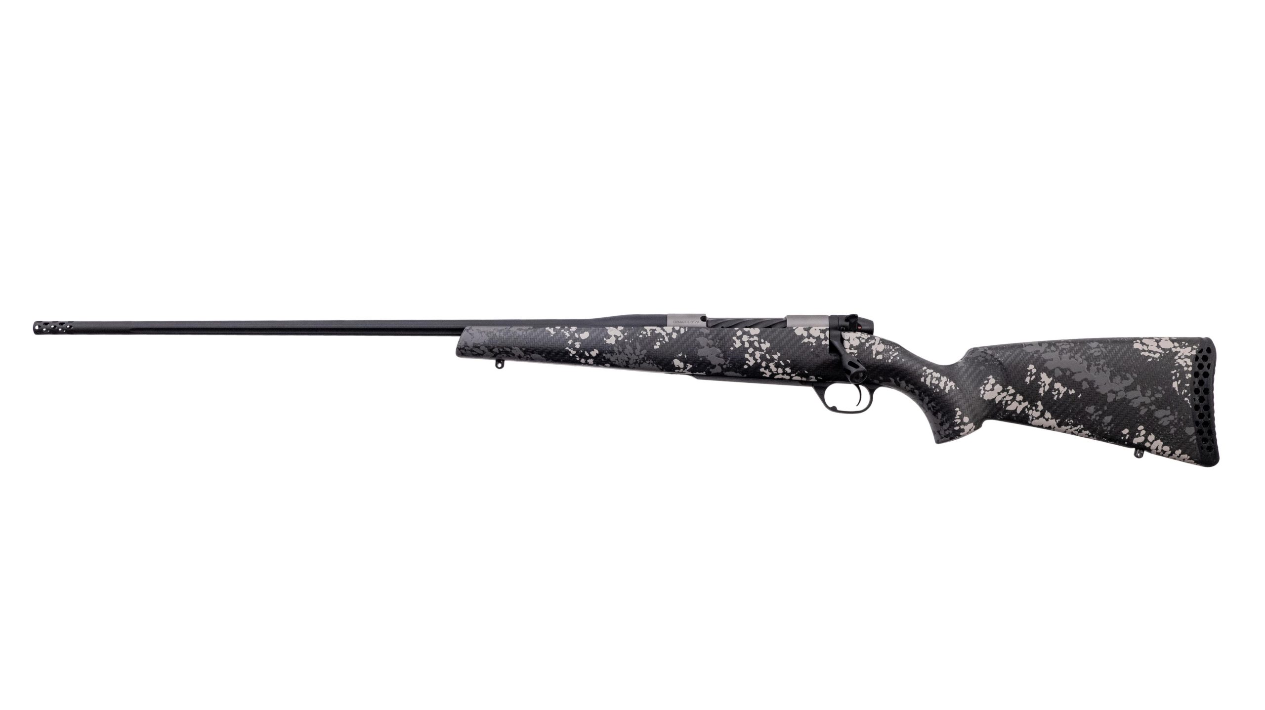 Weatherby Mark V Backcountry Ti 2.0 Rifle MBT20N300WL8B, 300 Weatherby Mag, 26", Camo Grey/white Carbon Fiber Camo Stock, 3 Rds