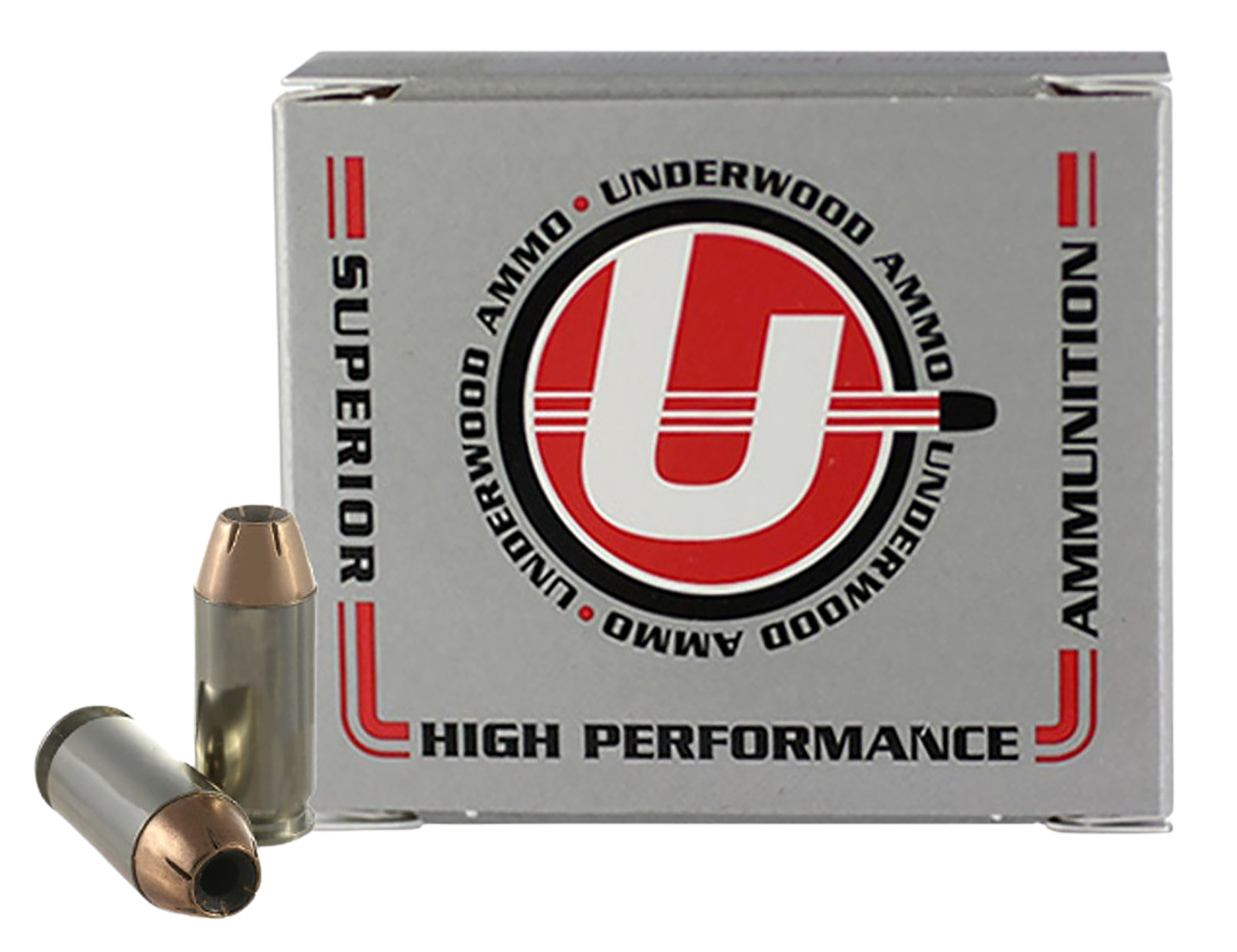 UnderwoodPistol Ammunition UA625, 460 Rowland, Jacketed Hollow Point (JHP), 230GR, 1400fps, 20 Rd/bx