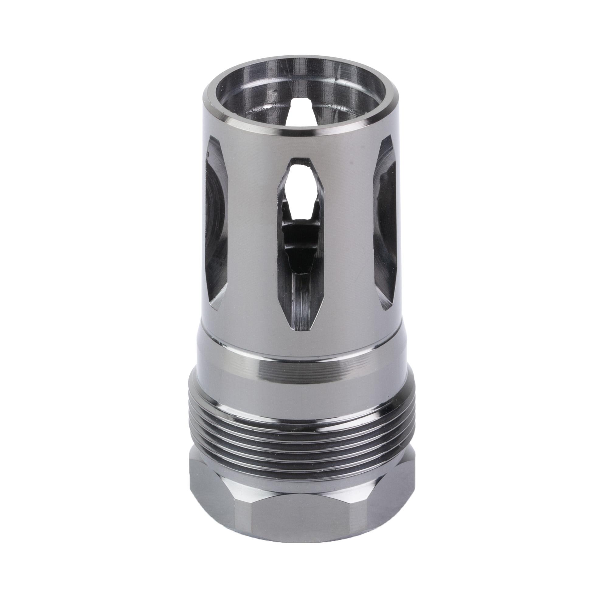 Rearden R2S Plan B Compatible Muzzle Device, 1/2X28, .375 Bore Size, Black (10248)