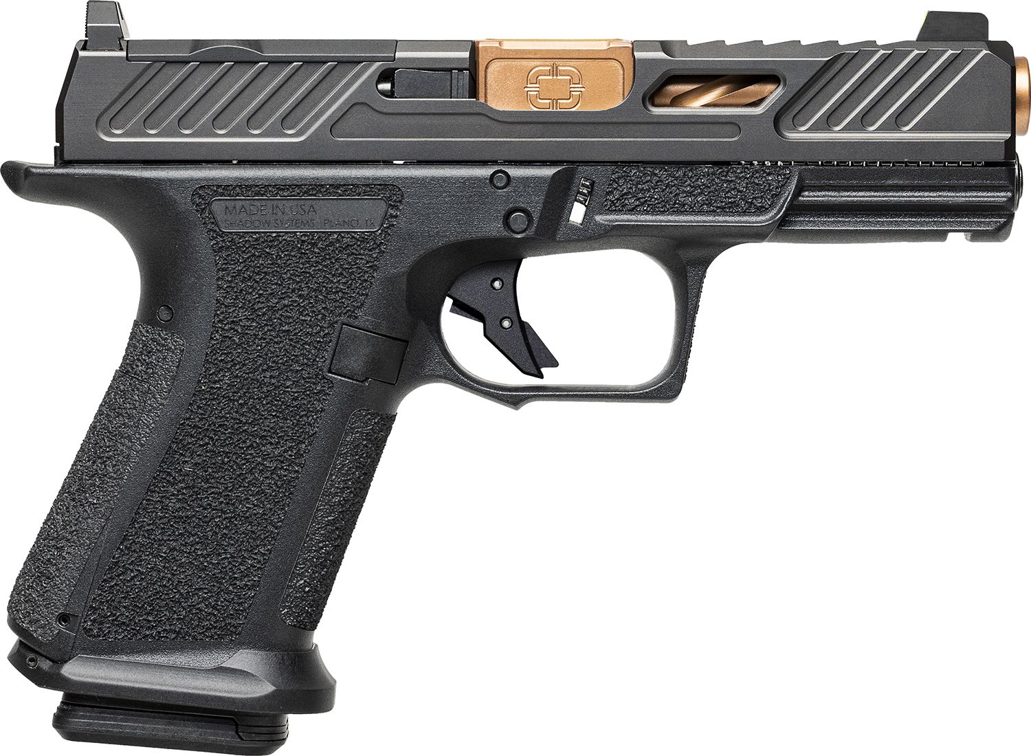 Shadow Systems MR920 Elite Optic Ready Pistol SS-1011-B, 9mm Luger, 4in, Interchangeable Backstrap, Black Finish, 15 Rds