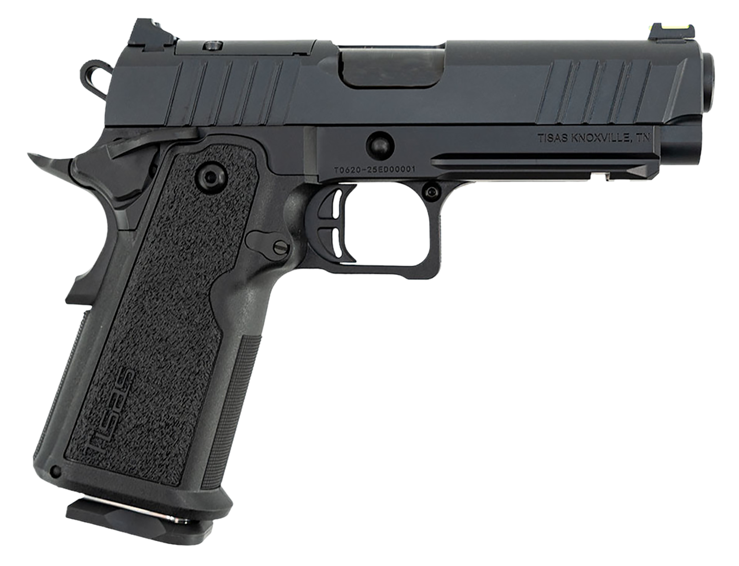 Tisas 1911 B9R Double Stack Optic Ready Pistol 12500018, 9mm Luger, 4.25in, QPQ Tenifer Cerakote Finish, 17 Rds