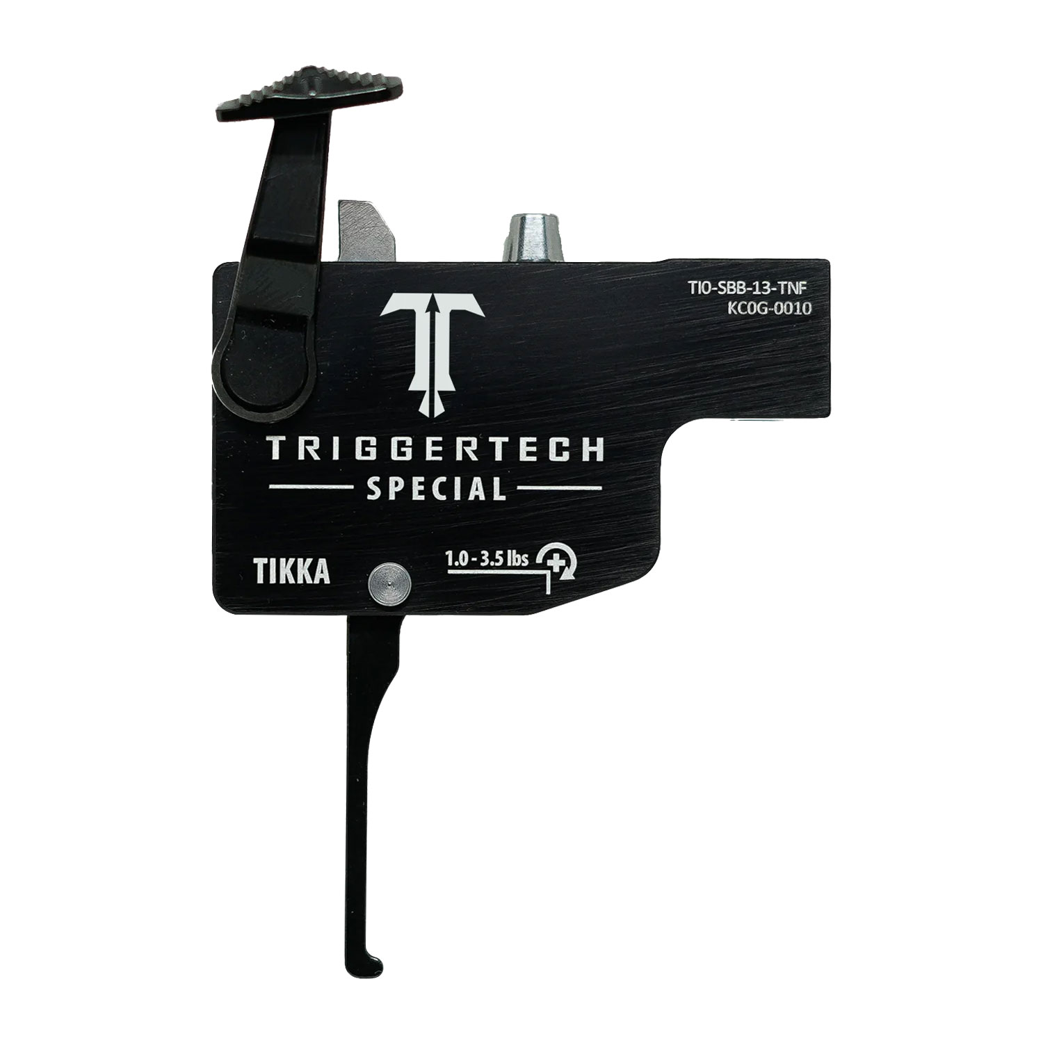 TriggerTech Tikka T3, T3x, T1x Special Trigger, Black Flat Trigger